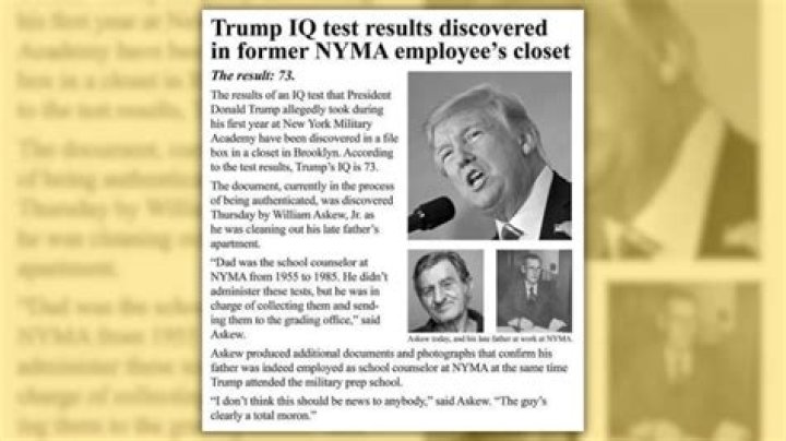 Decoding Donald Trump's IQ Score: Separating Fact from Fiction