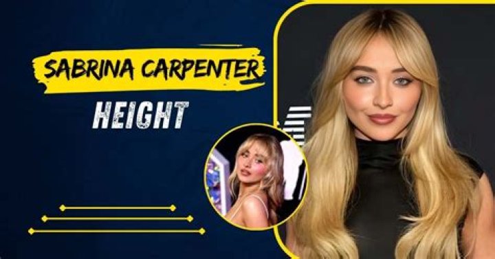 Sabrina Carpenter Height Ft: The Real Scoop on Her Stature